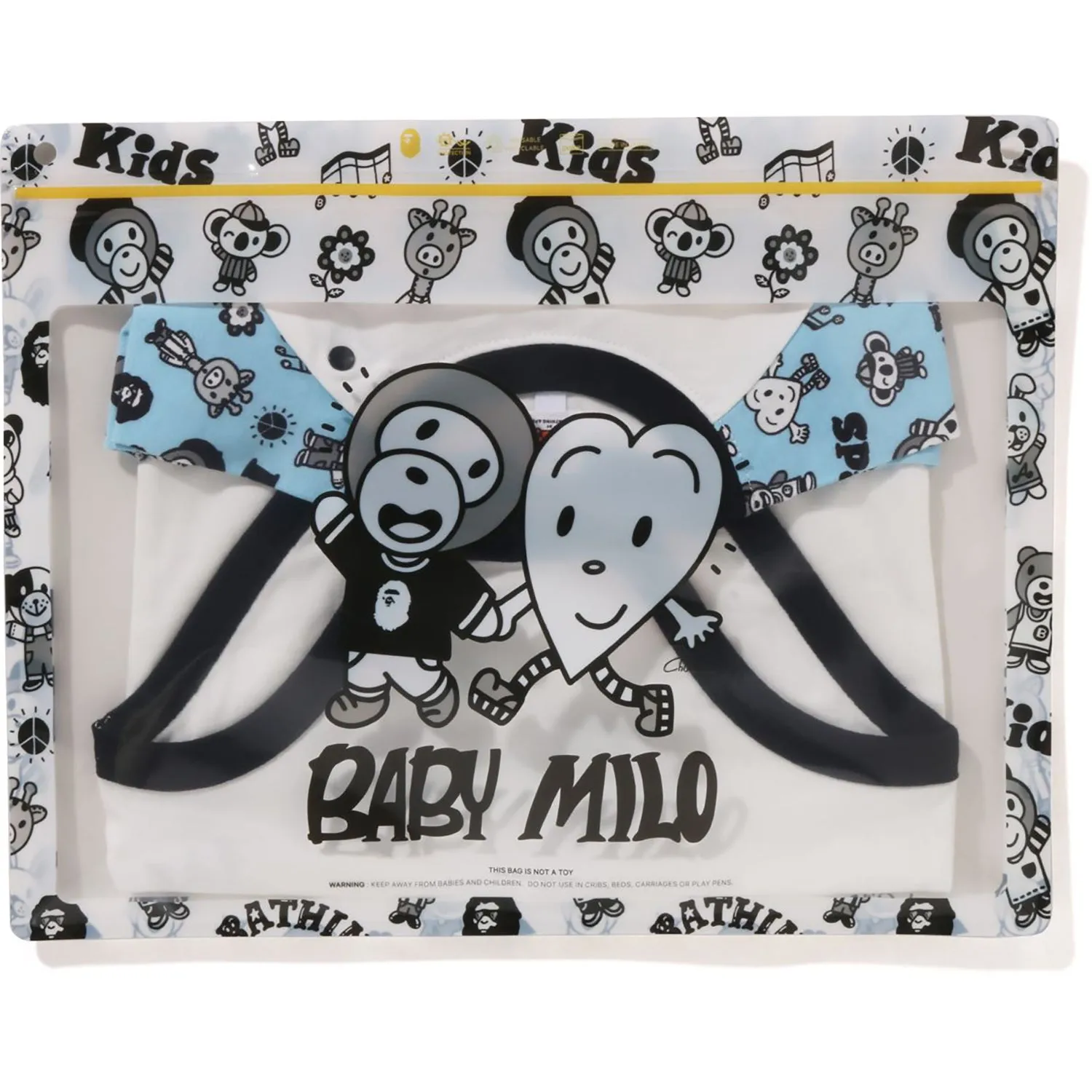 BAPE KIDS X CHOCOMOO MILO FRIENDS BODYSUIT PAKE SET KIDS