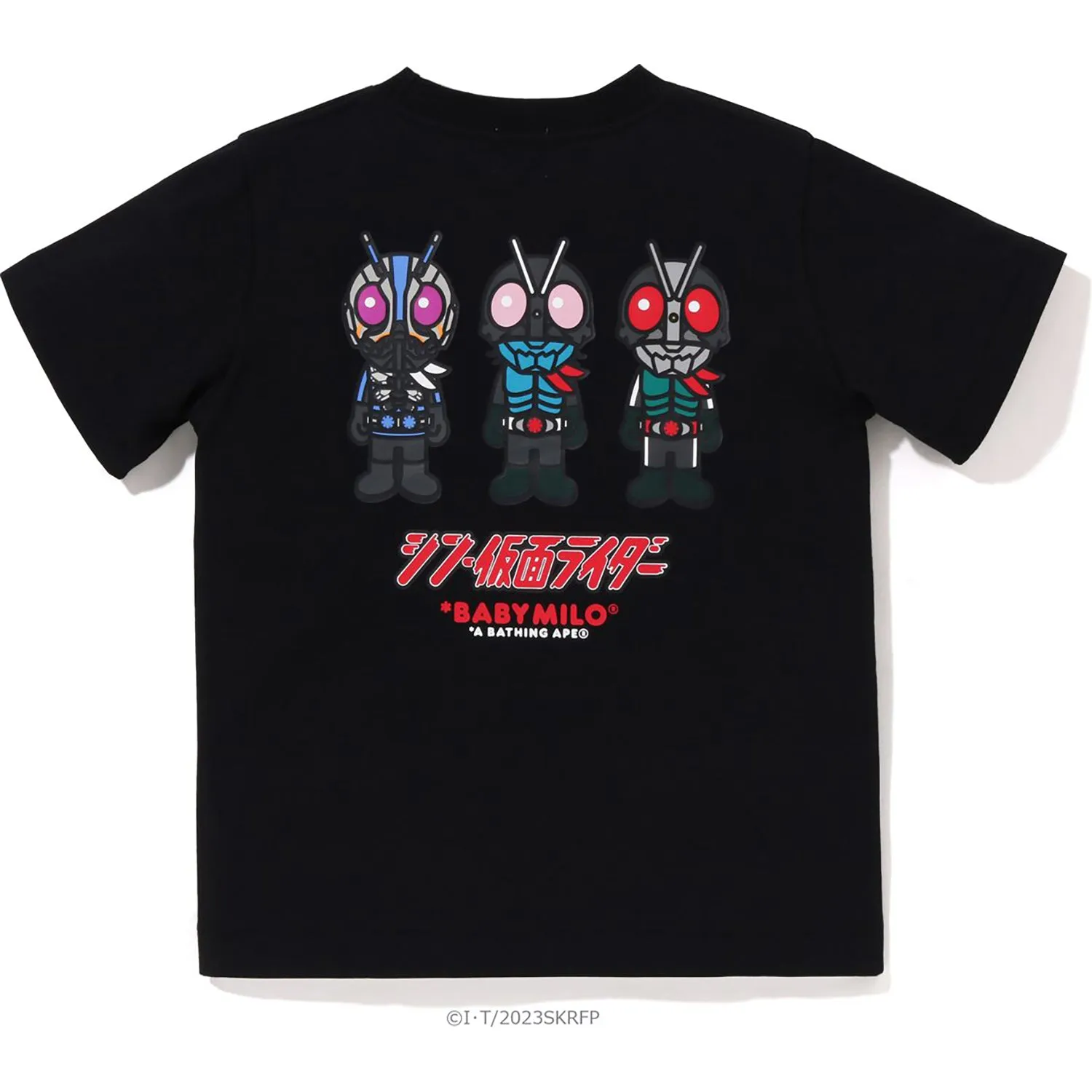 BAPE X Shin Kamen Rider #2 Baby Milo T-shirt for Kids