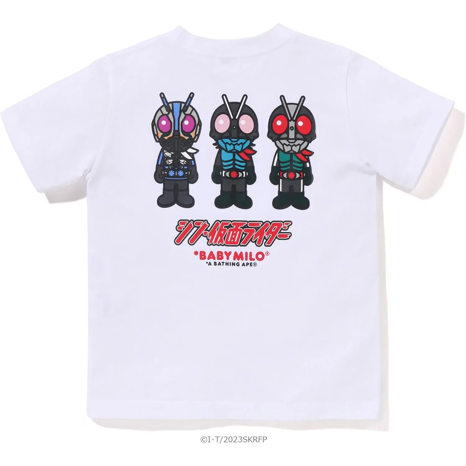 BAPE X Shin Kamen Rider #2 Baby Milo T-shirt for Kids