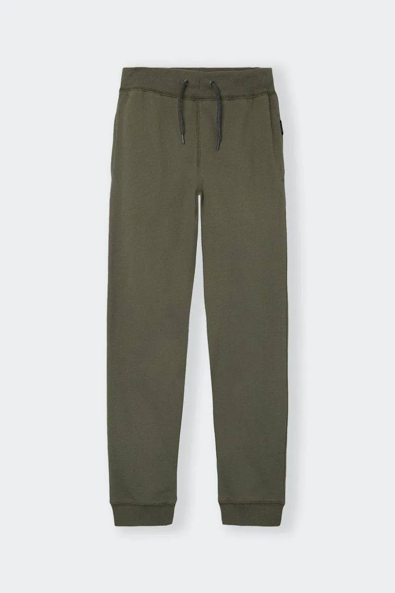 Basic Green Kids Tracksuit Pants