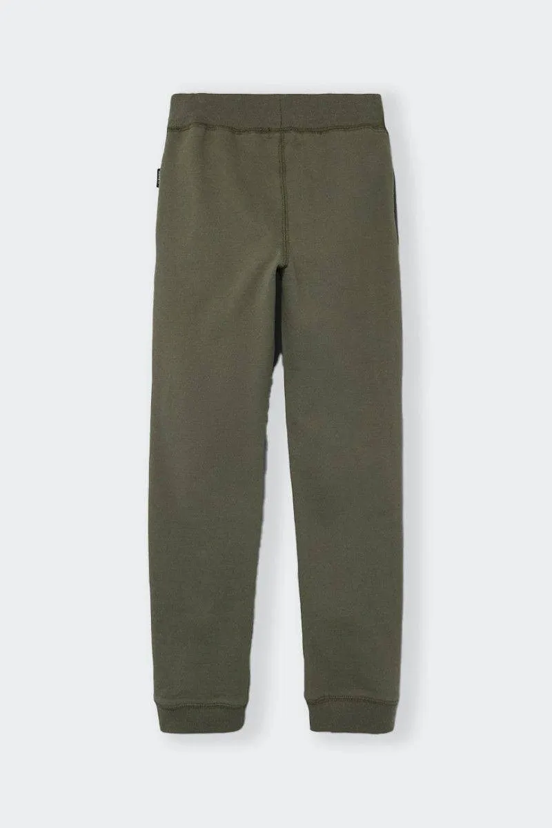 Basic Green Kids Tracksuit Pants