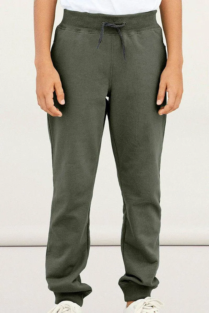 Basic Green Kids Tracksuit Pants