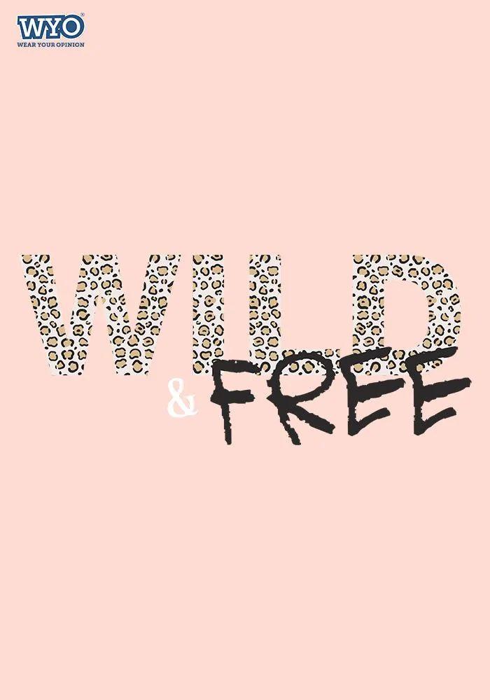 Be Wild And Free Kids T-Shirt