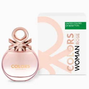 Benetton Rose For Her Eau de Toilette Spray - 2.7 oz (80ml)