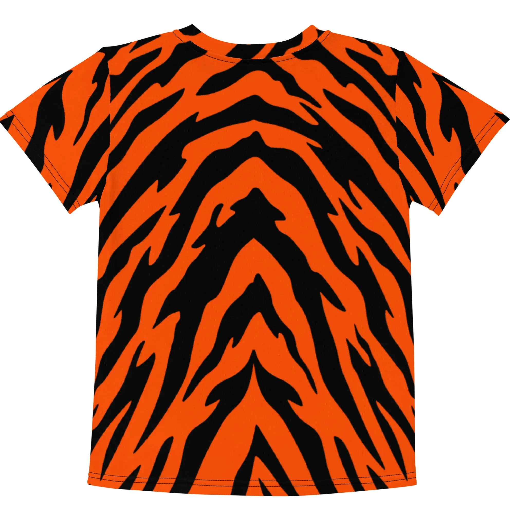 Bengal Tiger Stripe Kids' Crew Neck T-shirt