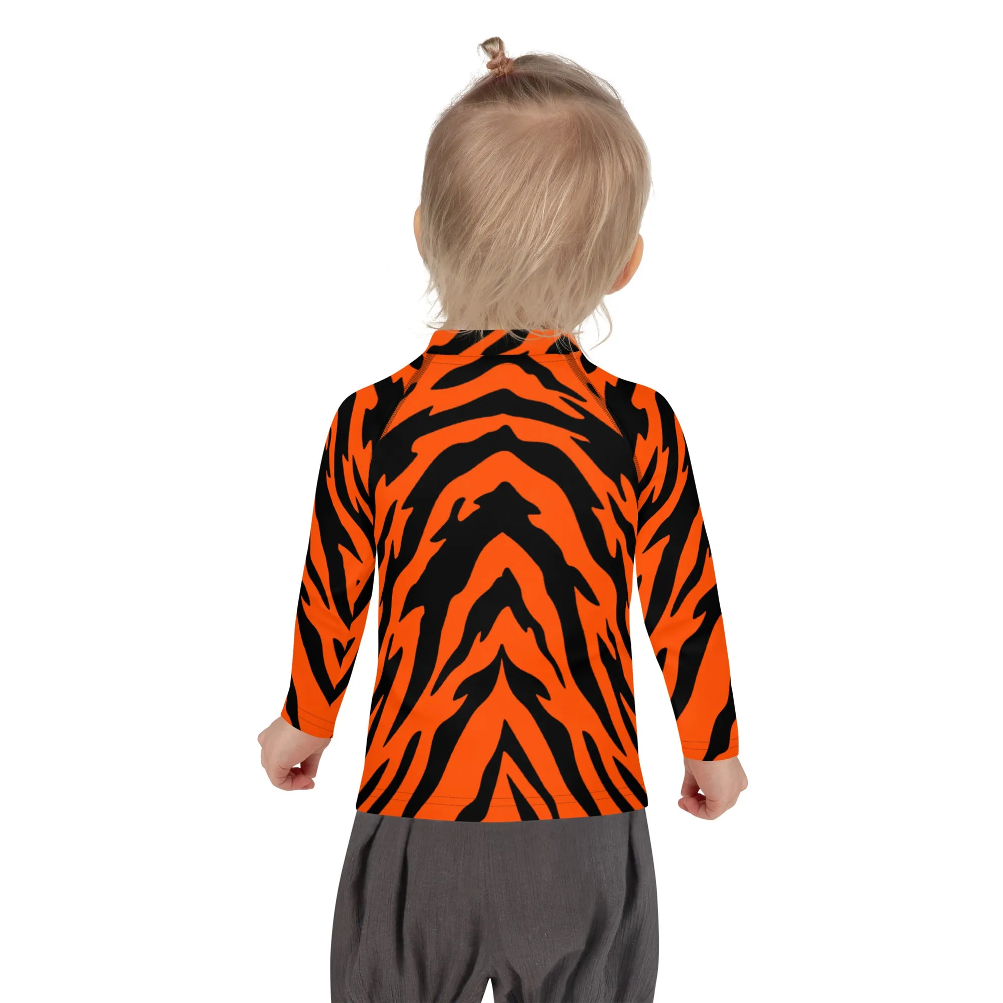 Bengal Tiger Stripe Kids' Rash Guard