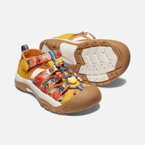 Big Kids Keen Newport x Outdoor Afro Color: Orange Peel/Yellow