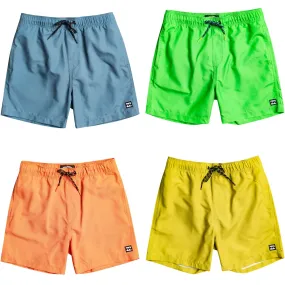 Billabong Kids All Day Layback Swim Swimming Surf Trunks Shorts