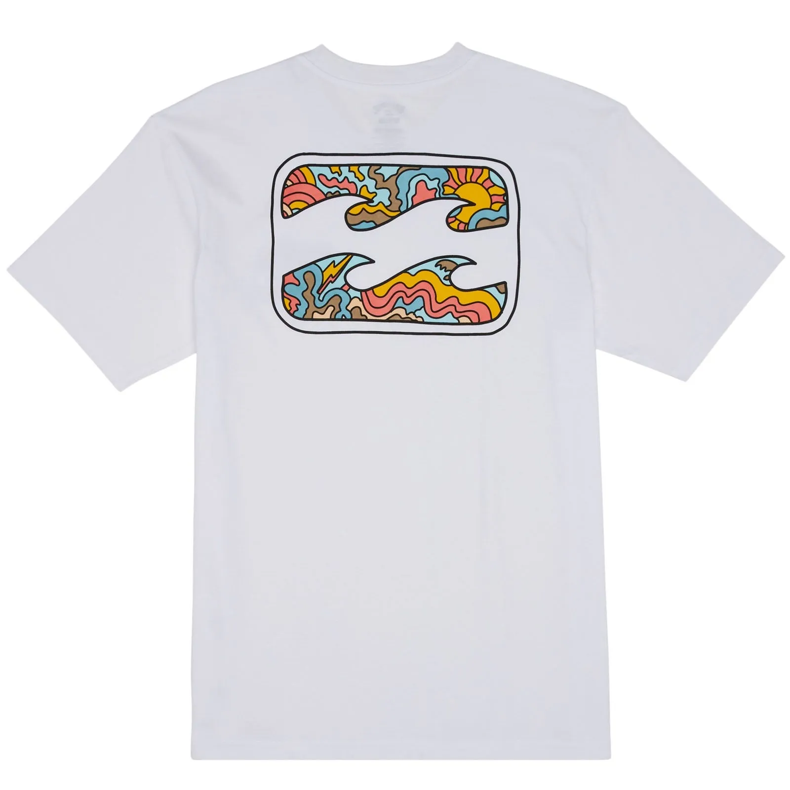 Billabong Kids Crayon Wave Crew Neck T-Shirt