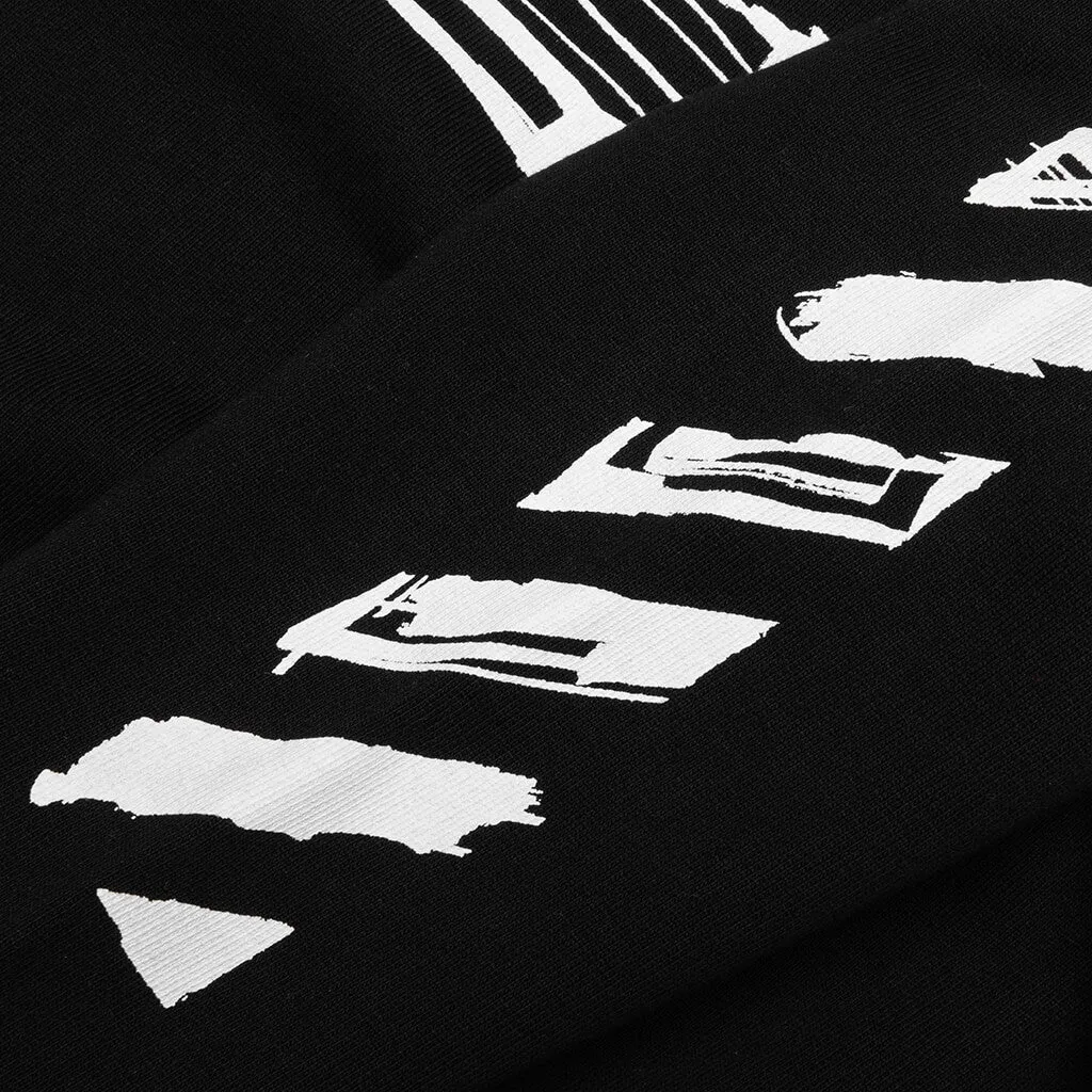 Black/White Script Kids Crewneck