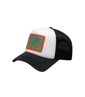 Black Children's Jumble Robot Logo Cap