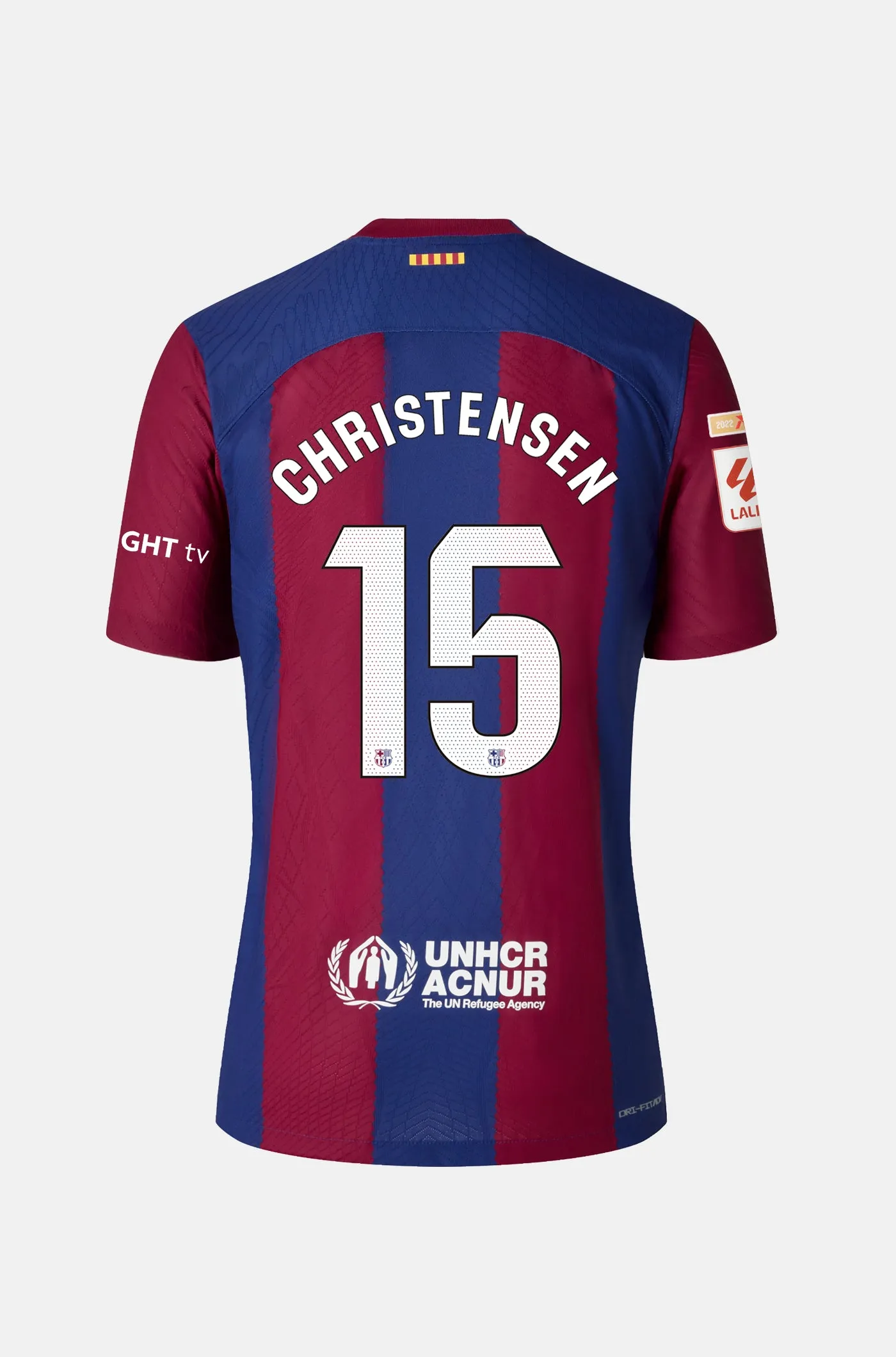 LFP FC Barcelona Junior Home Shirt 23/24 - CHRISTENSEN