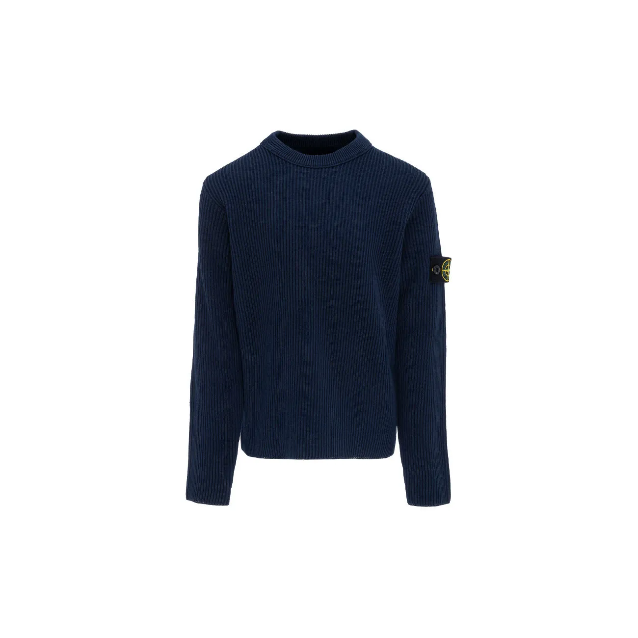 Cotton Ribbed Kids Blue Marine Pullover