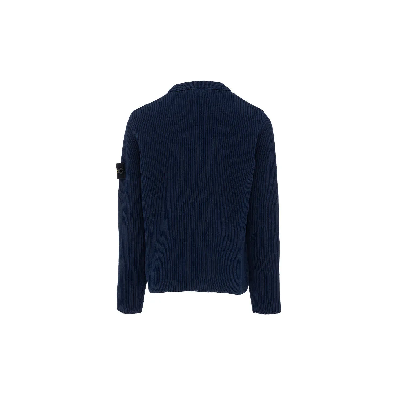 Cotton Ribbed Kids Blue Marine Pullover