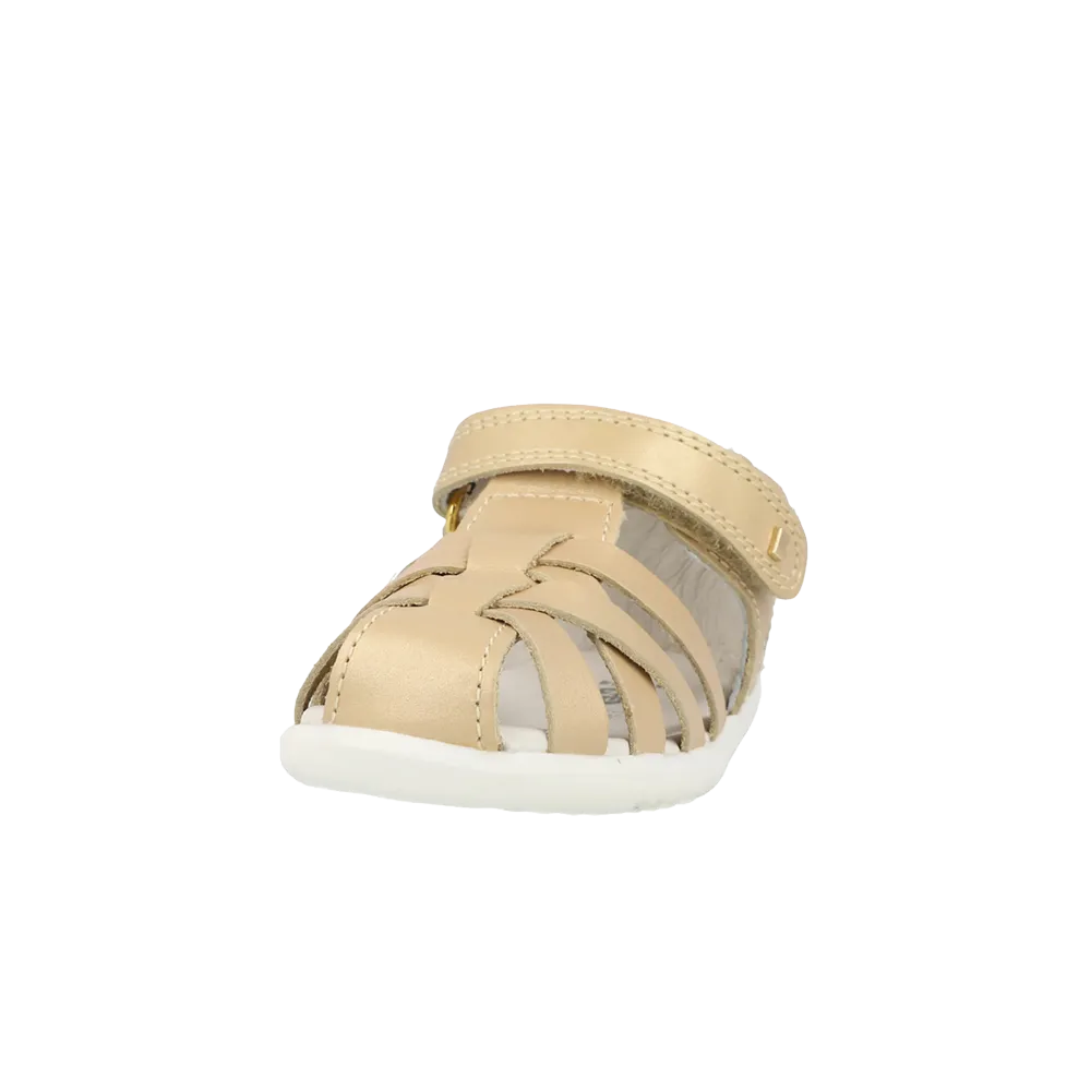 Kids Pale Gold Bobux Tropicana II Shoes