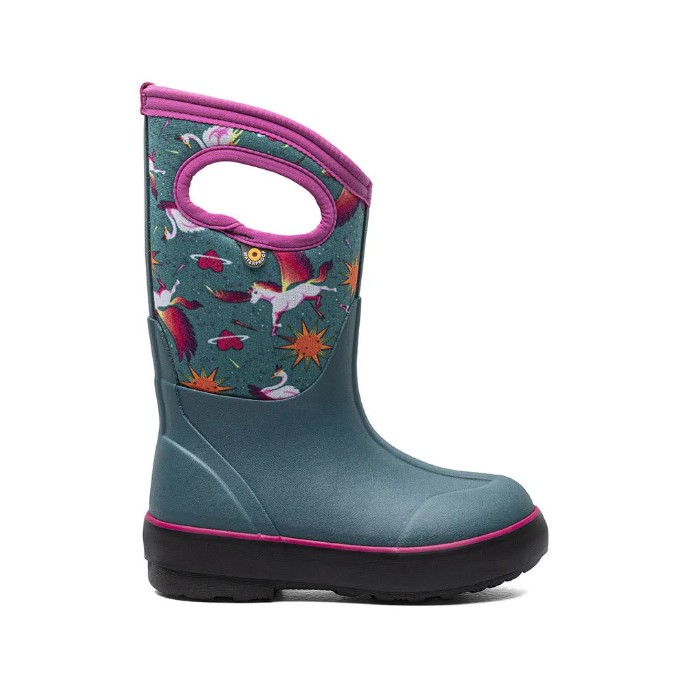 BOGS CLASSIC II SPACE PEGASUS TEAL MULTI - KIDS