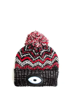 Brandwell Something Special Kids Knit LED Hat, Black