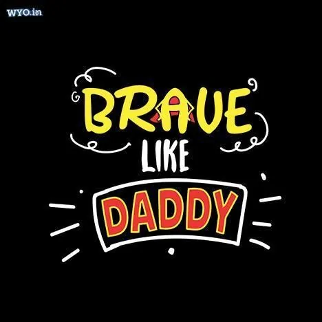 Brave Like Daddy Kids T-Shirt