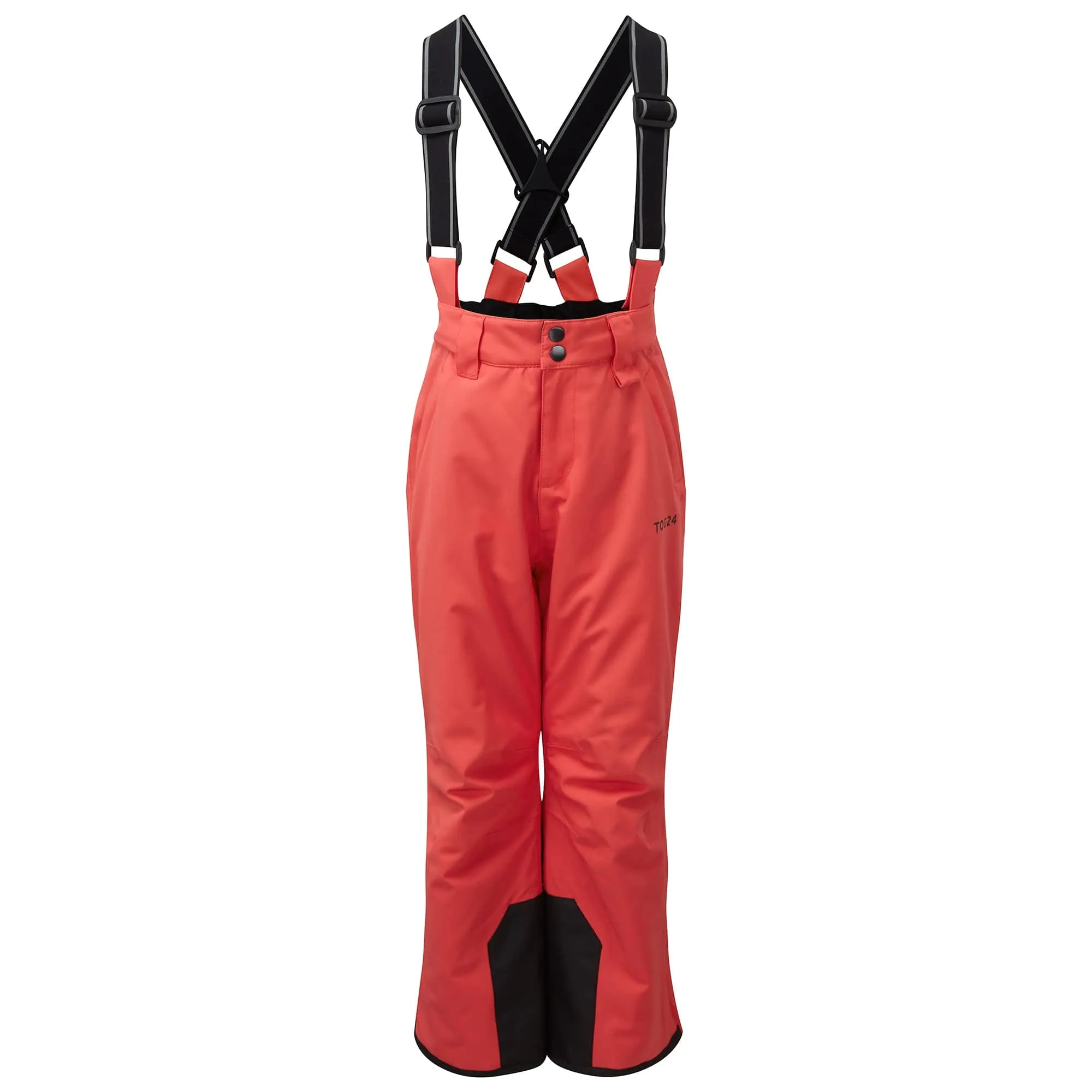 Brent Kids Waterproof Insulated Ski Pants - Coral