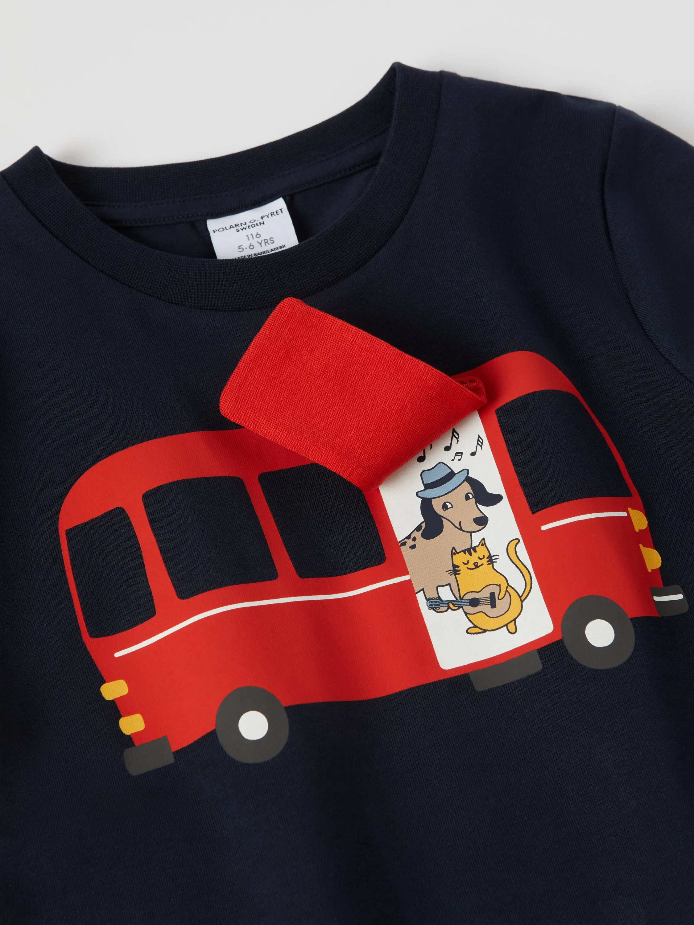 Bus Print Kids Top