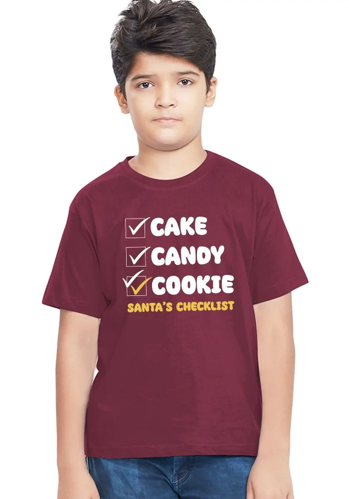 Cake Candy Cookie Sr Kids T-Shirt