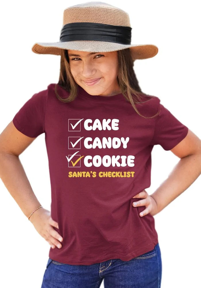 Cake Candy Cookie Sr Kids T-Shirt