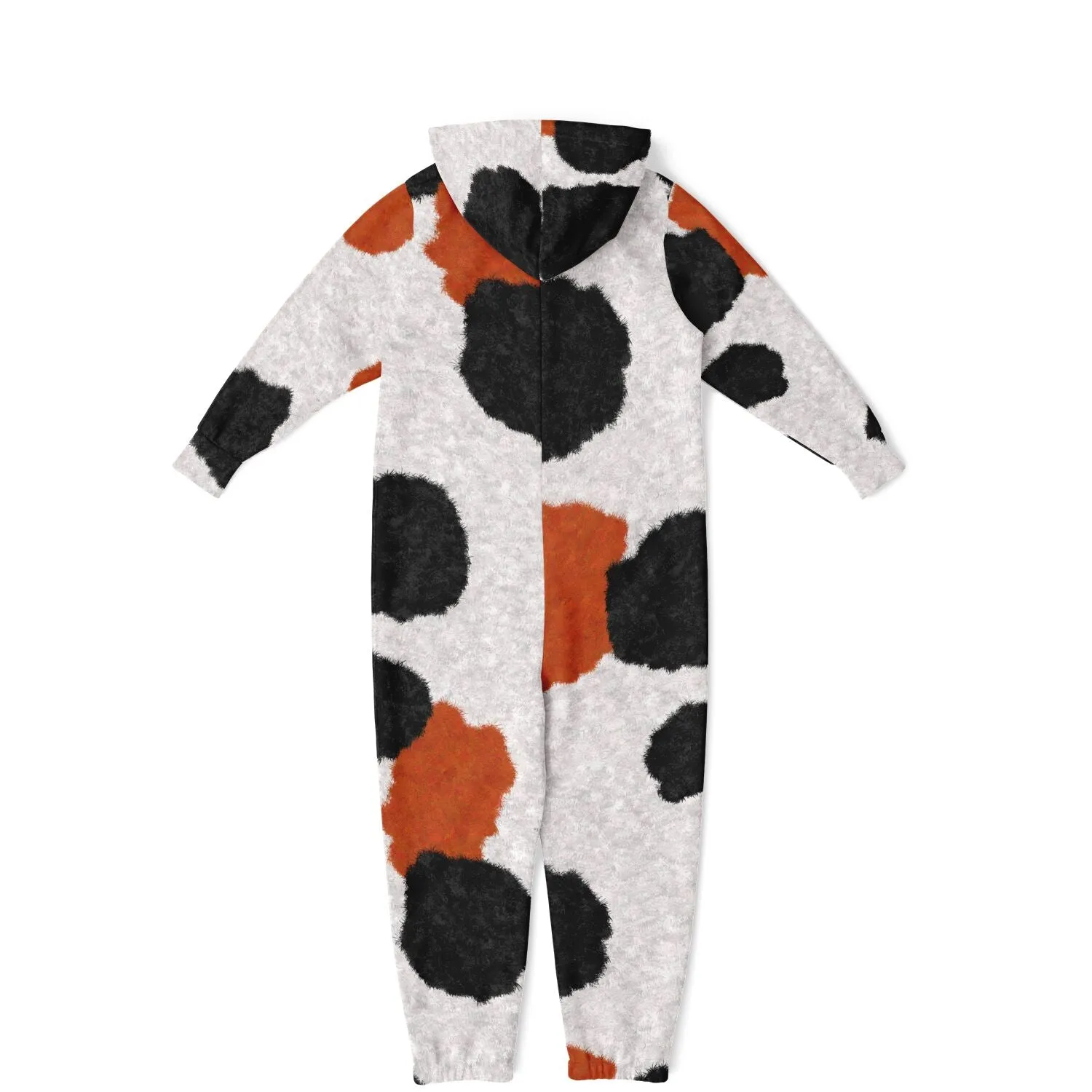 Calico Cat Fur Print Kids' Jumpsuit