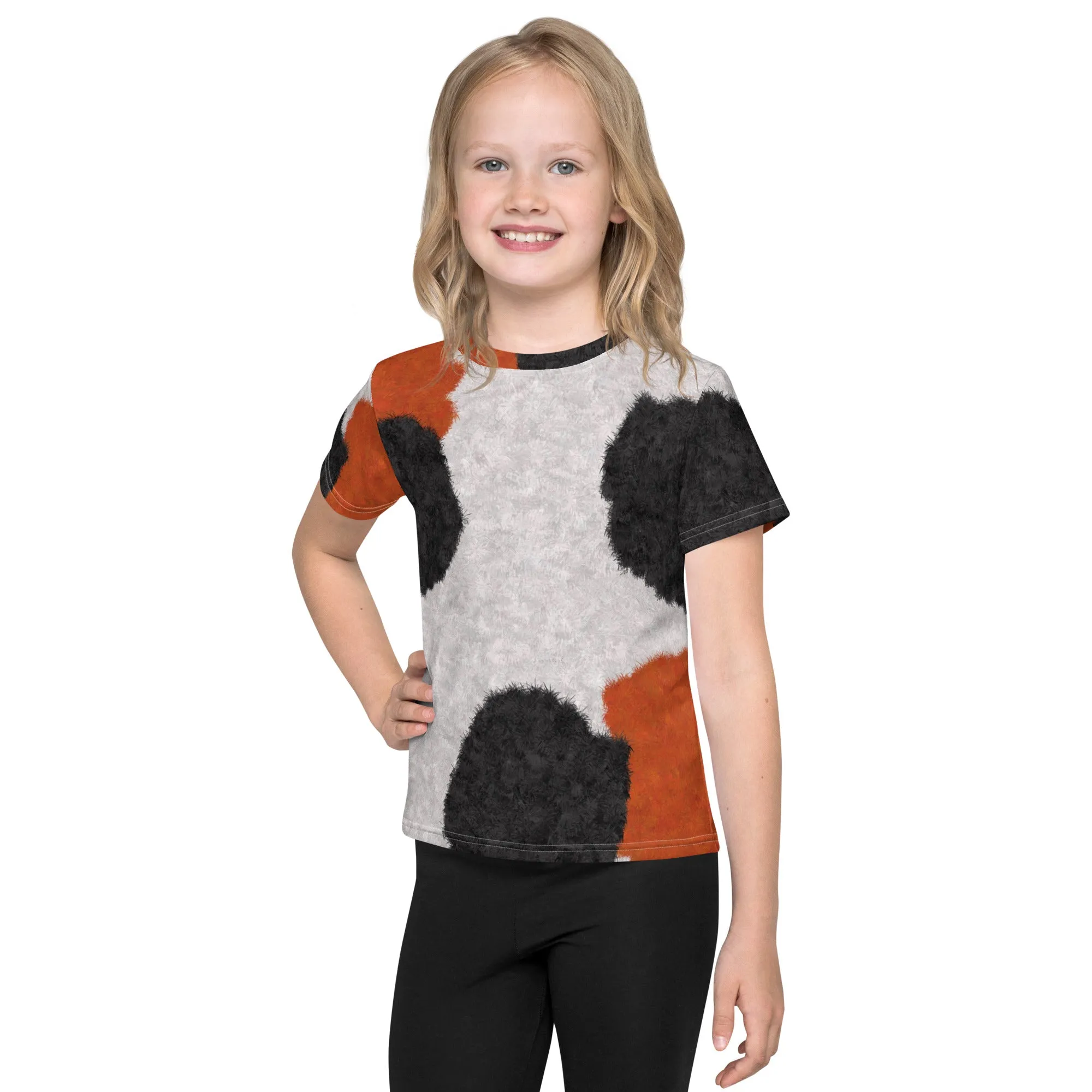 Calico Cat Fur Print Kids' T-shirt