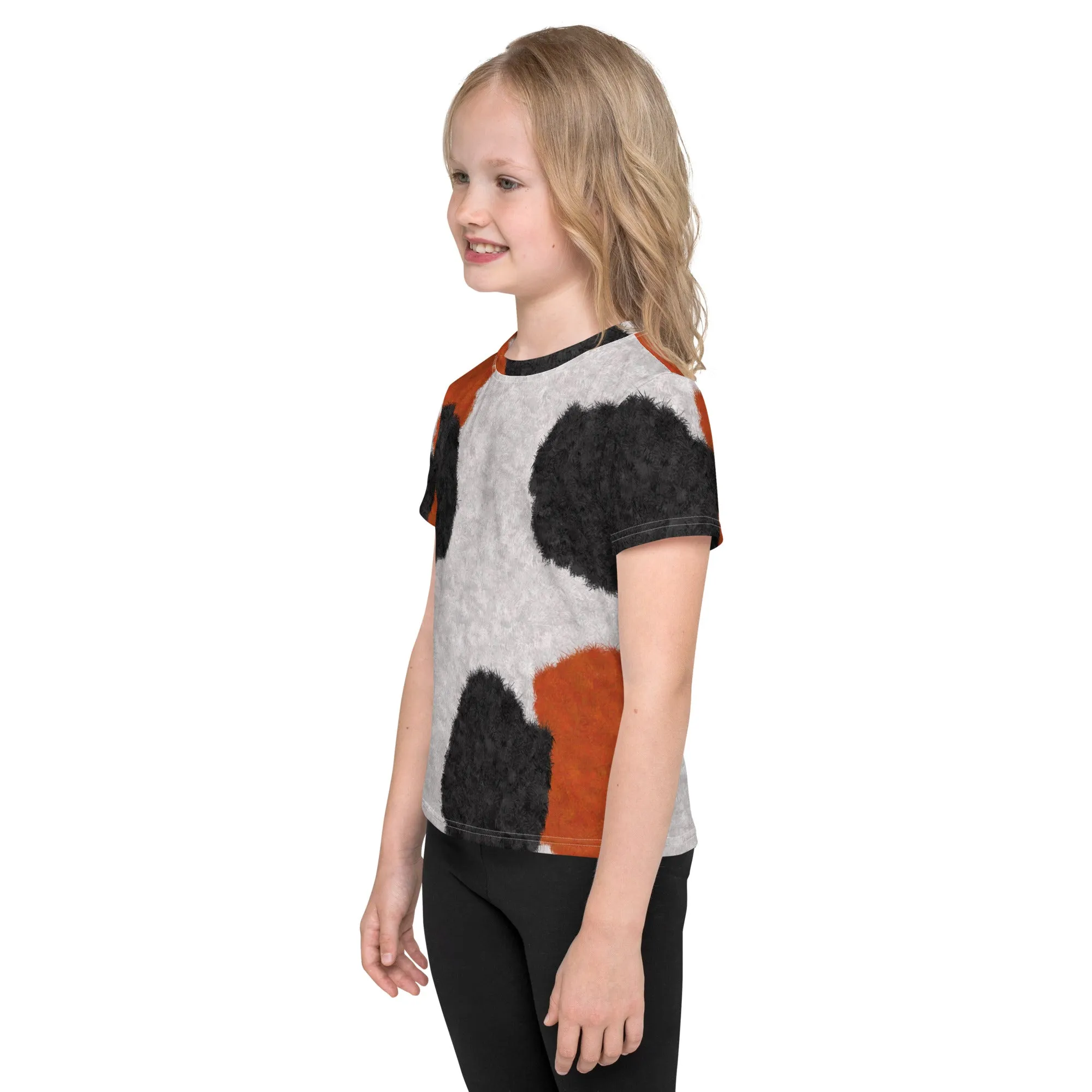 Calico Cat Fur Print Kids' T-shirt