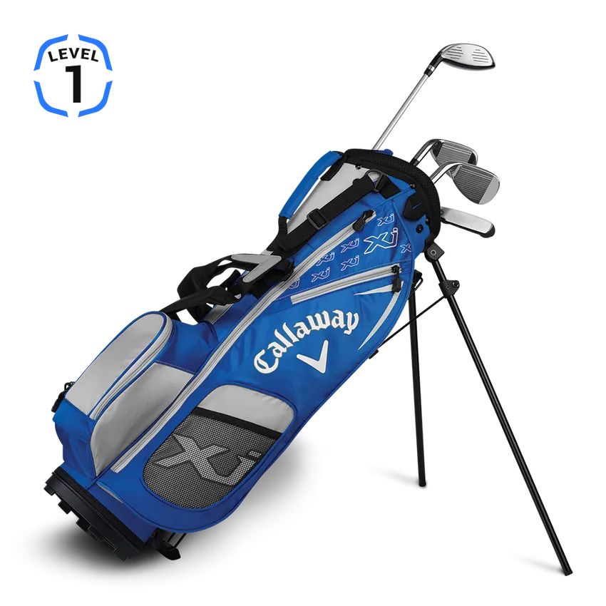 Junior Callaway XJ1 Golf Set in Blue 4 Pieces for Right-Handed Players