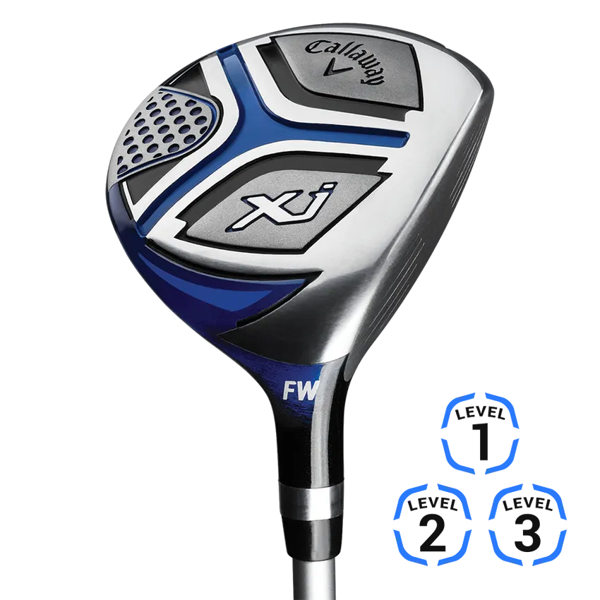 Junior Callaway XJ1 Golf Set in Blue 4 Pieces for Right-Handed Players