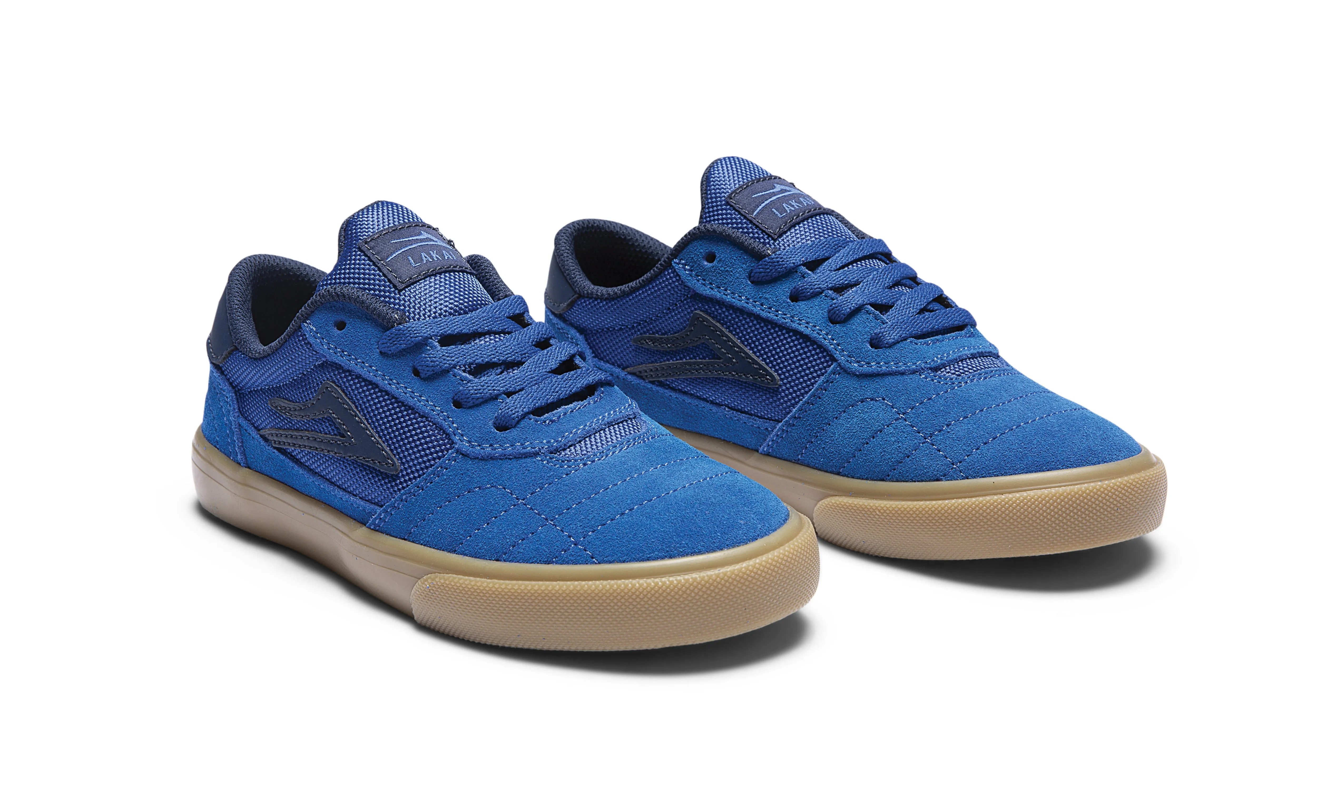 Cambridge Kids - Blue/Gum Suede