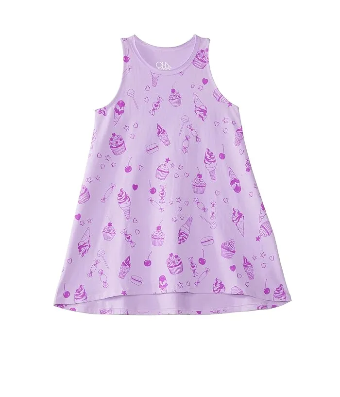 Chaser Children's Tank Dress with Yummy Treats Design