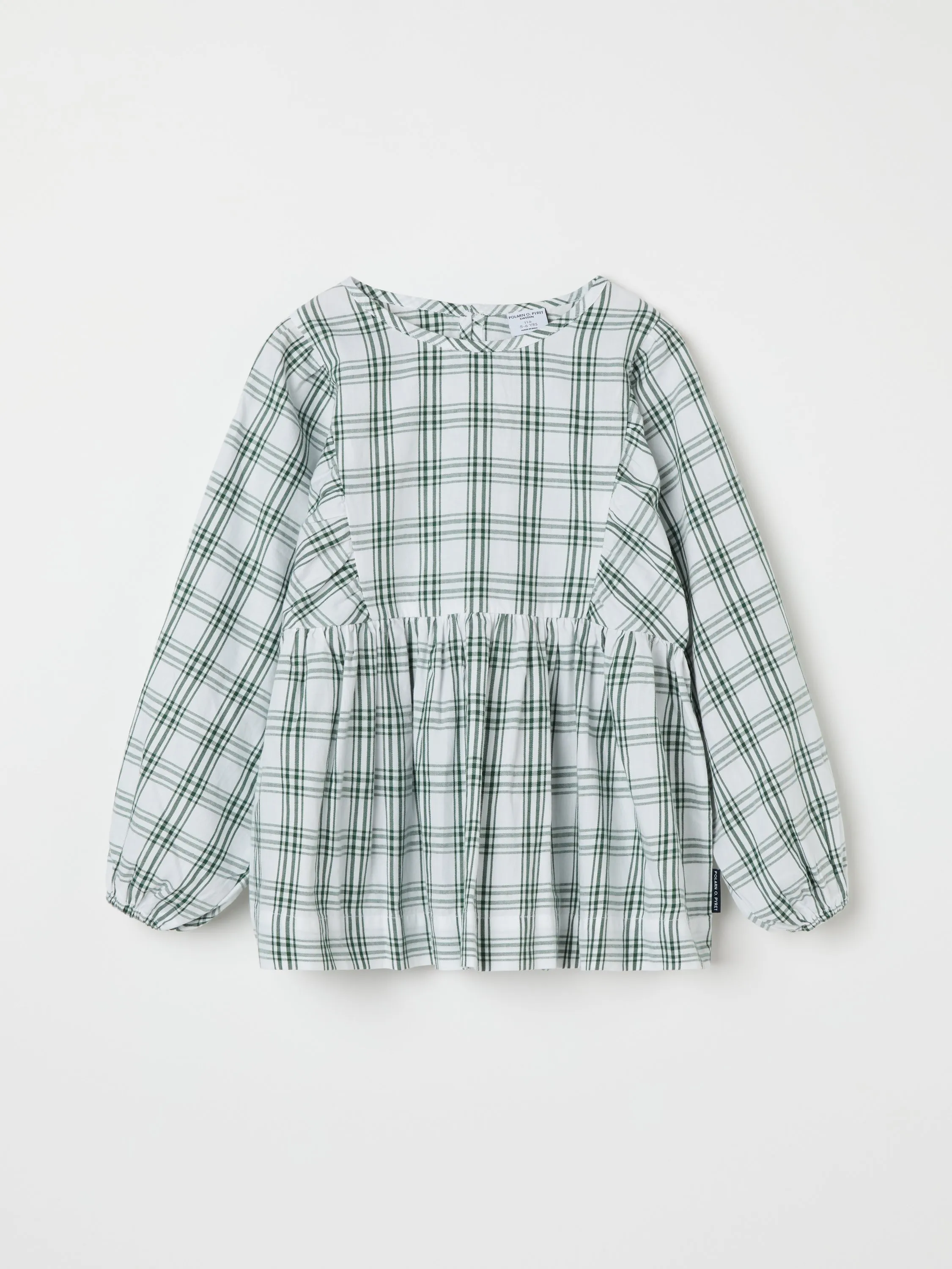 Checked Kids Blouse