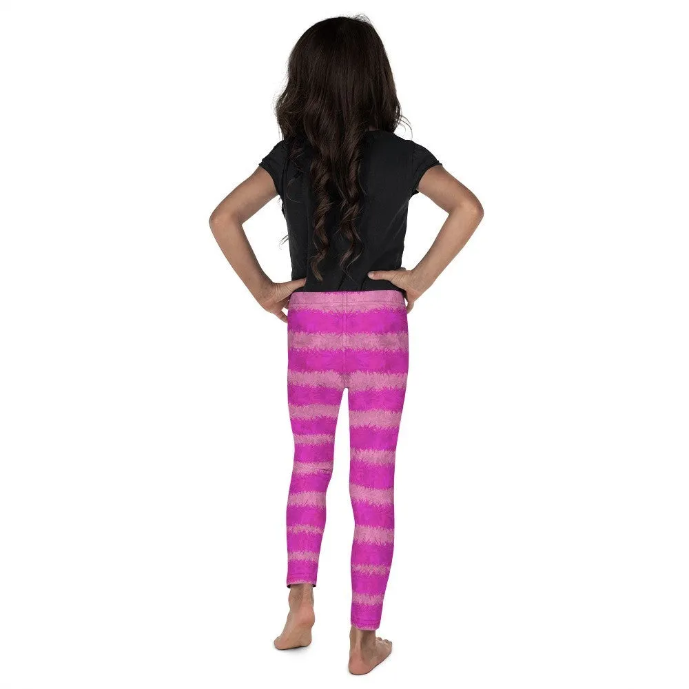 Cheshire Cat Inspired Fur Print Kids' Leggings