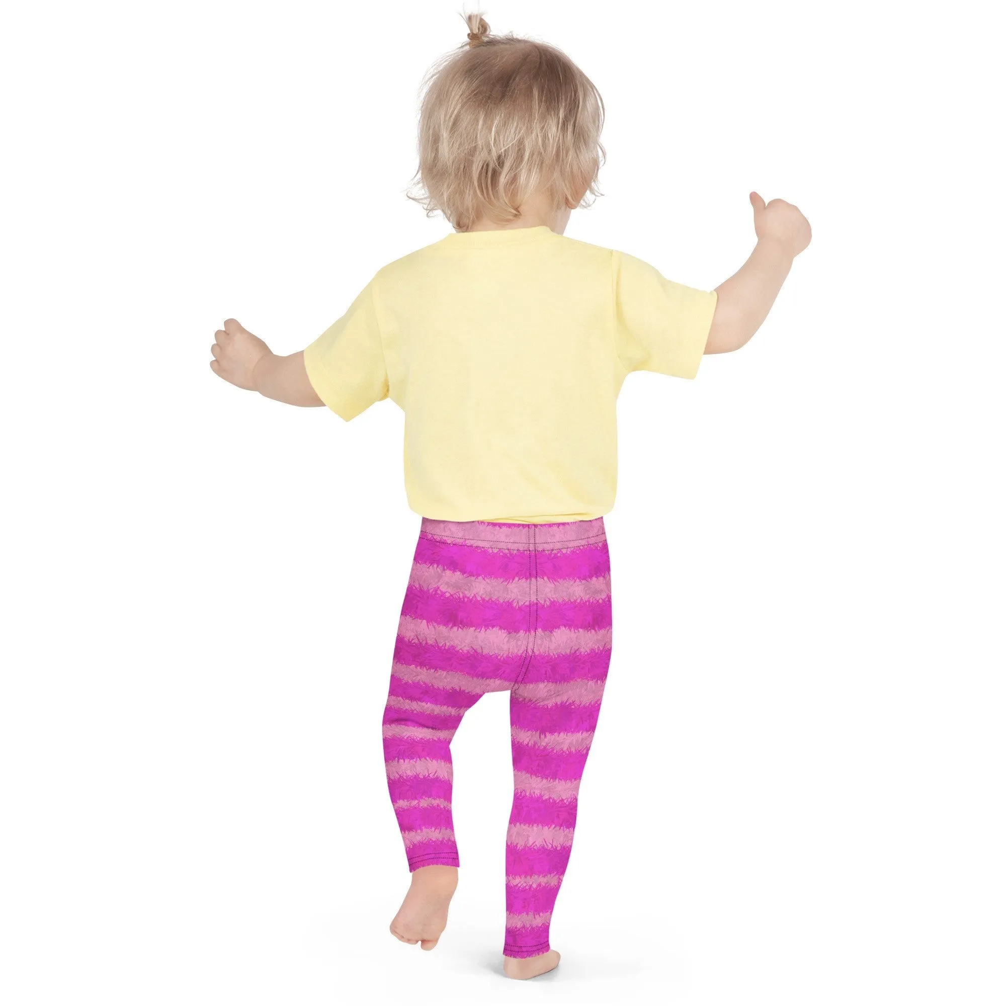 Cheshire Cat Inspired Fur Print Kids' Leggings