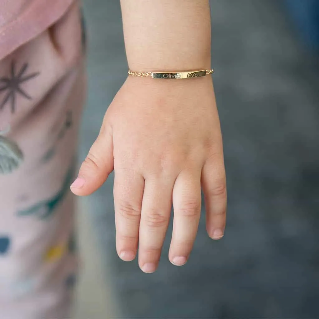 Short Bar Bracelet for Kids