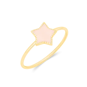 Starry Enamel Ring for Kids