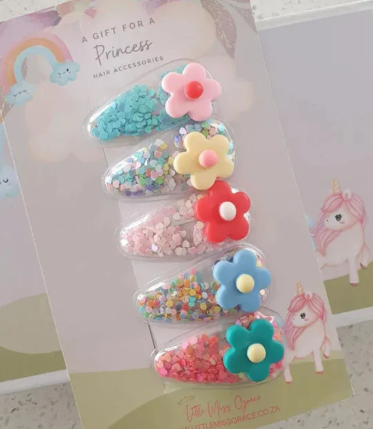 Assorted Sets of H28 Children's Hair Clips for Ages 3+