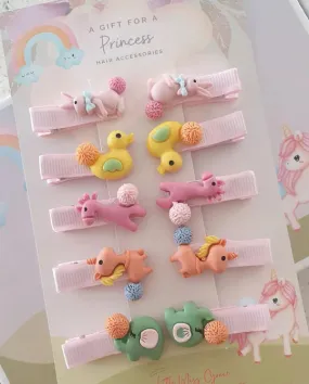 Children's Hair Clip Set