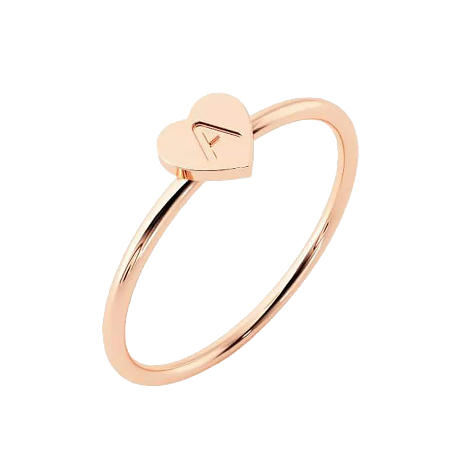 Children's Initial Heart Ring