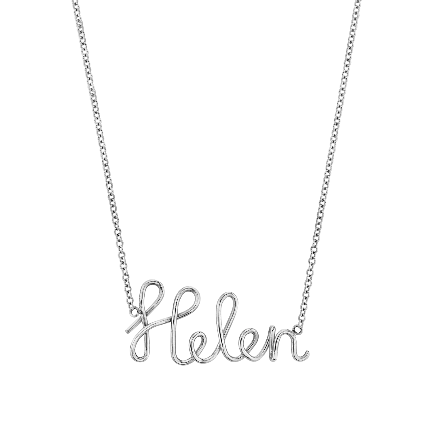 Personalized children's necklace with 'Lulu' name