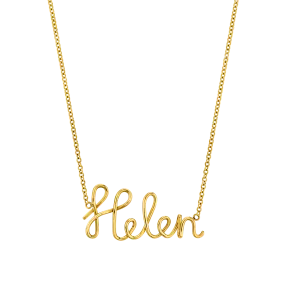 Personalized children's necklace with 'Lulu' name