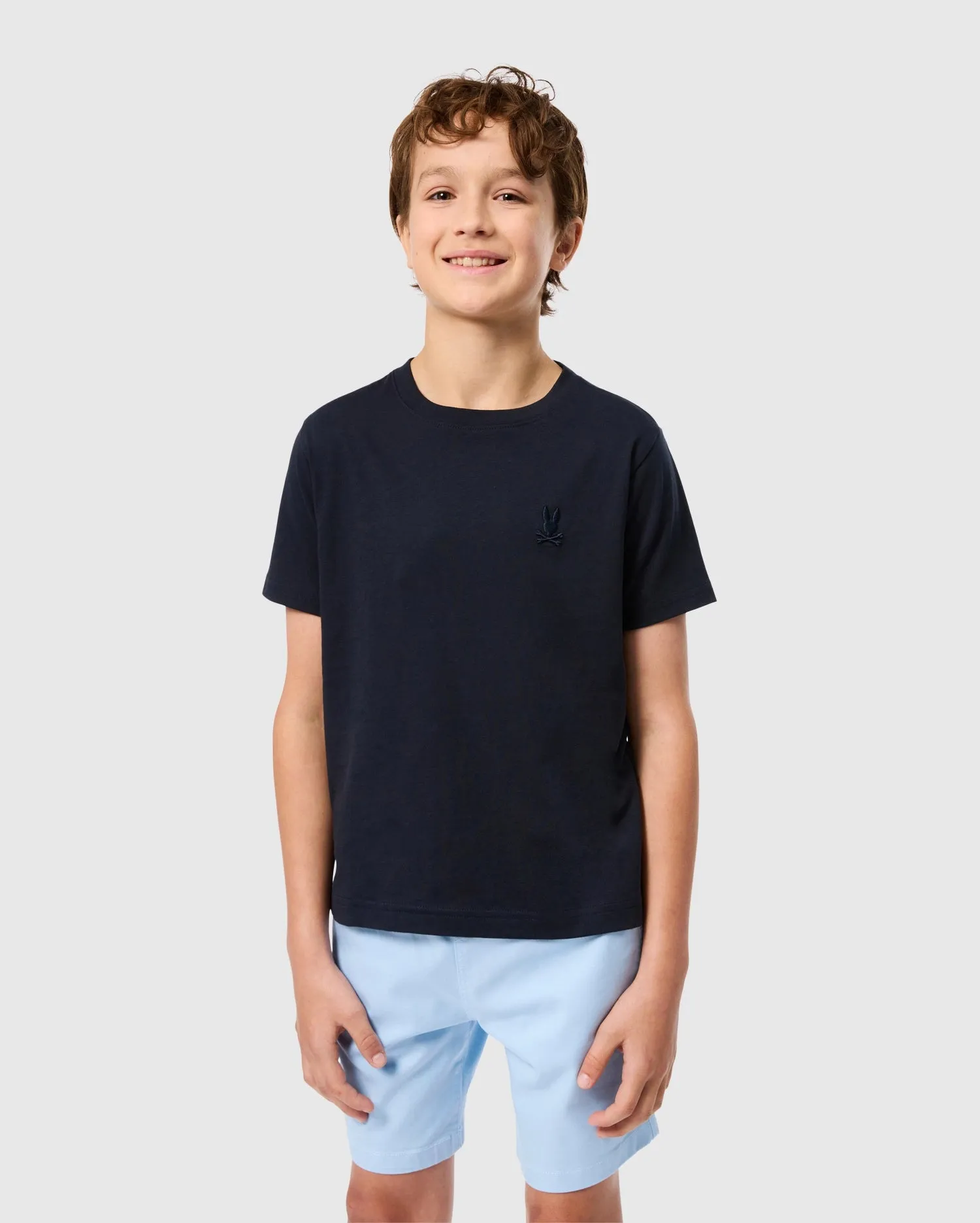 KIDS CLASSIC EMBROIDERED TEE - B0U020AR00