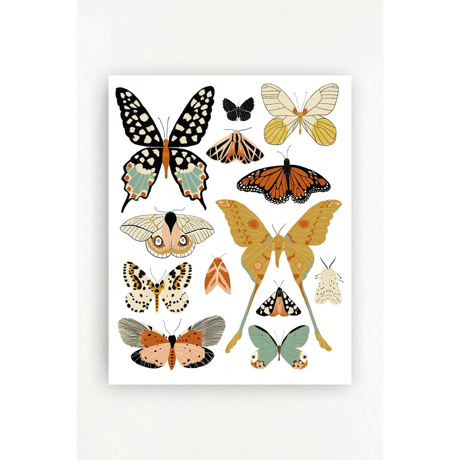 Butterfly Collector Art Print for Kids