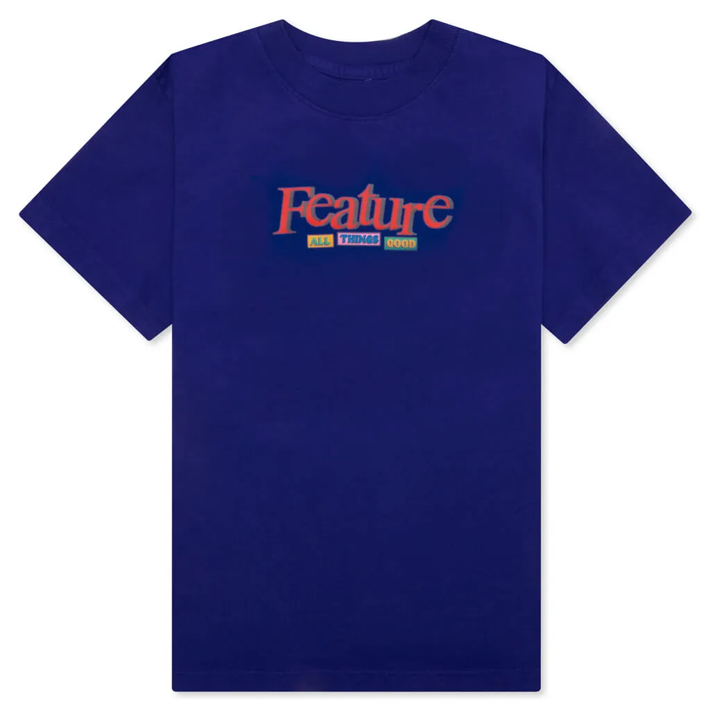 Cobalt Blue Sitcom Tee for Kids