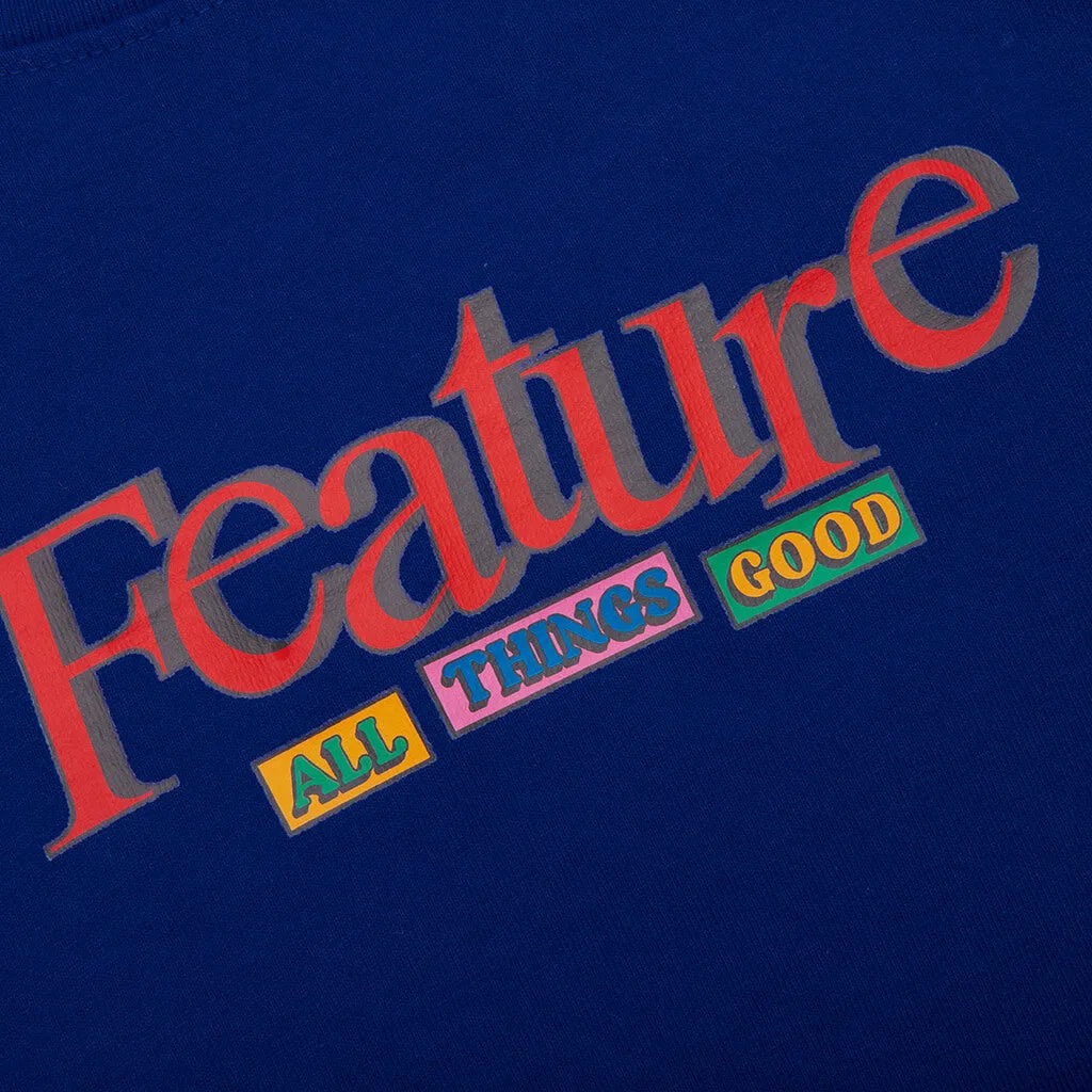 Cobalt Blue Sitcom Tee for Kids