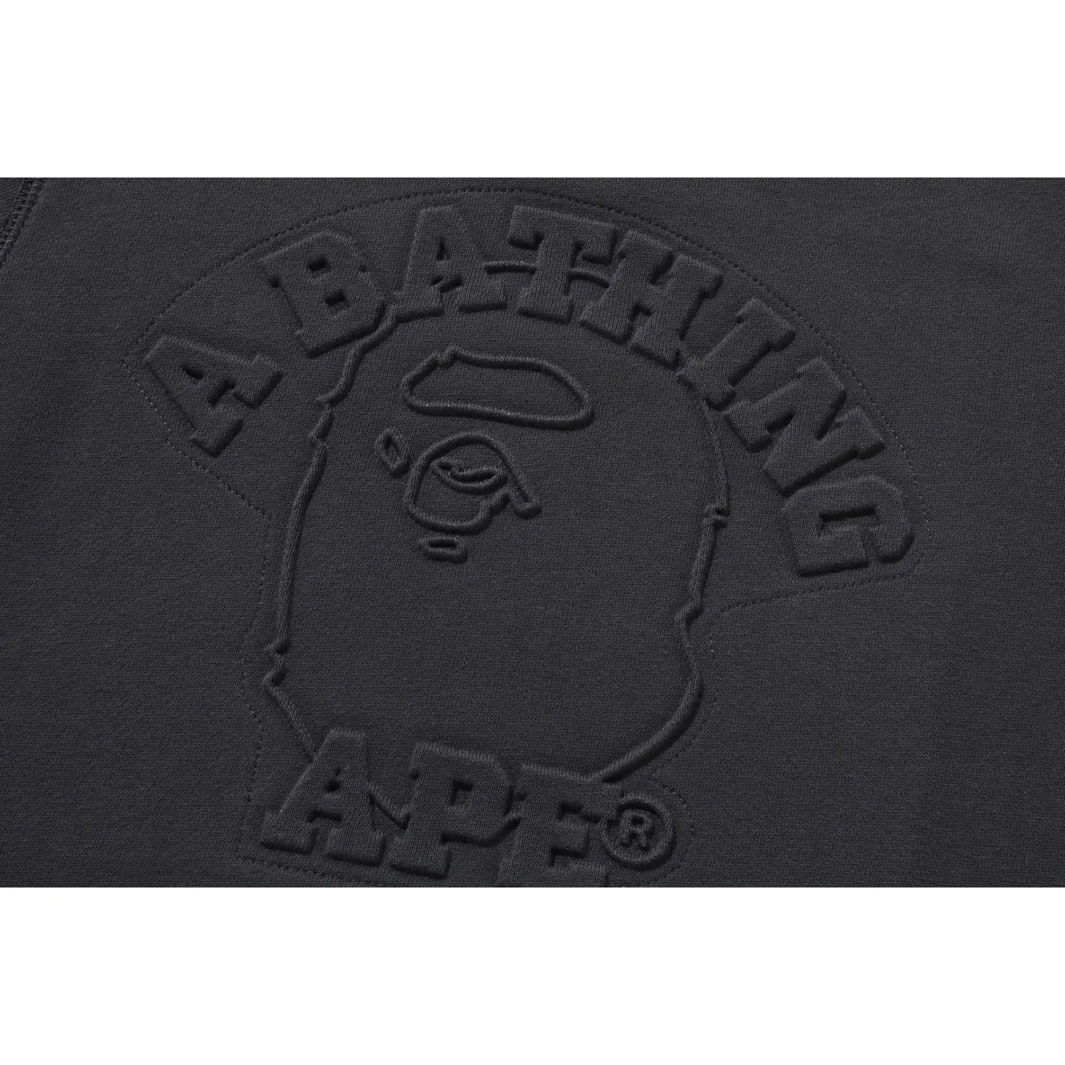 College Embossed Kids Crewneck