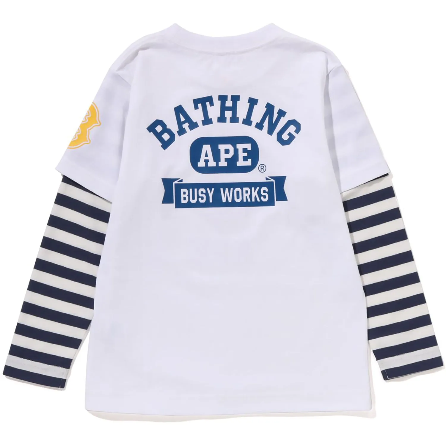 College Multi Logo Layered Long Sleeve Tee for Kids