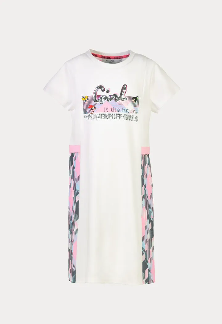 Powerpuff Girls Graphic Print Dress